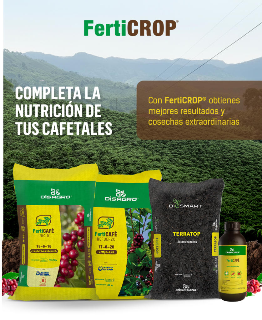 ¿Cuál es el mejor fertilizante para café? 5 CAFE Bodegon FertiCROP 1